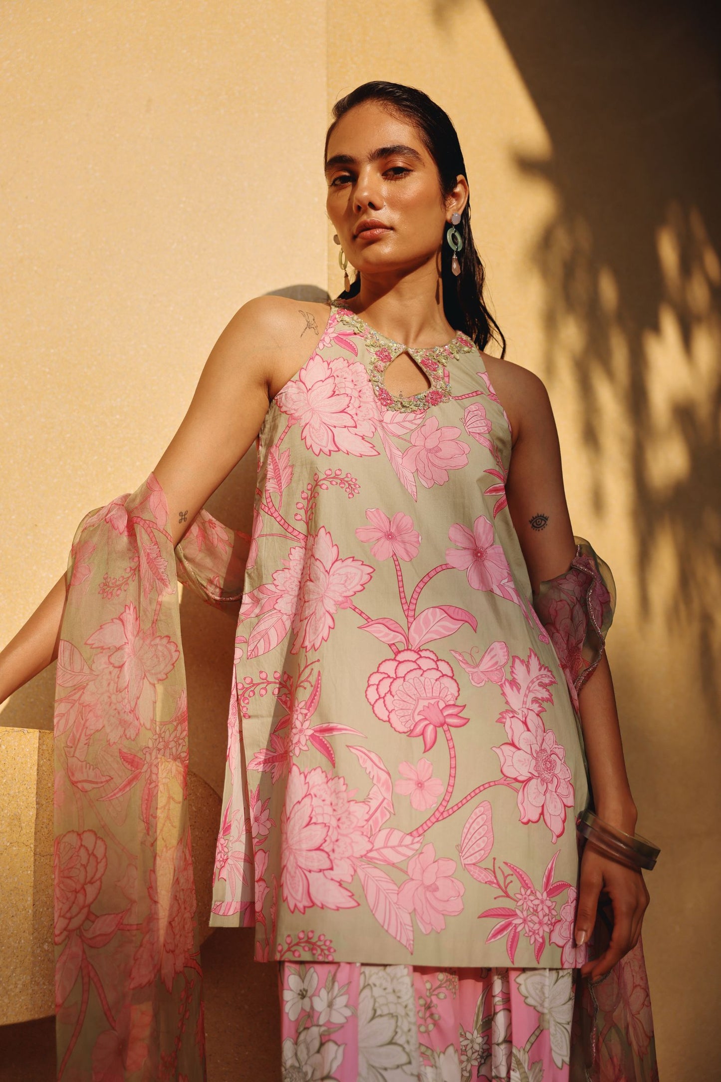 Isa kurta with dupatta set
