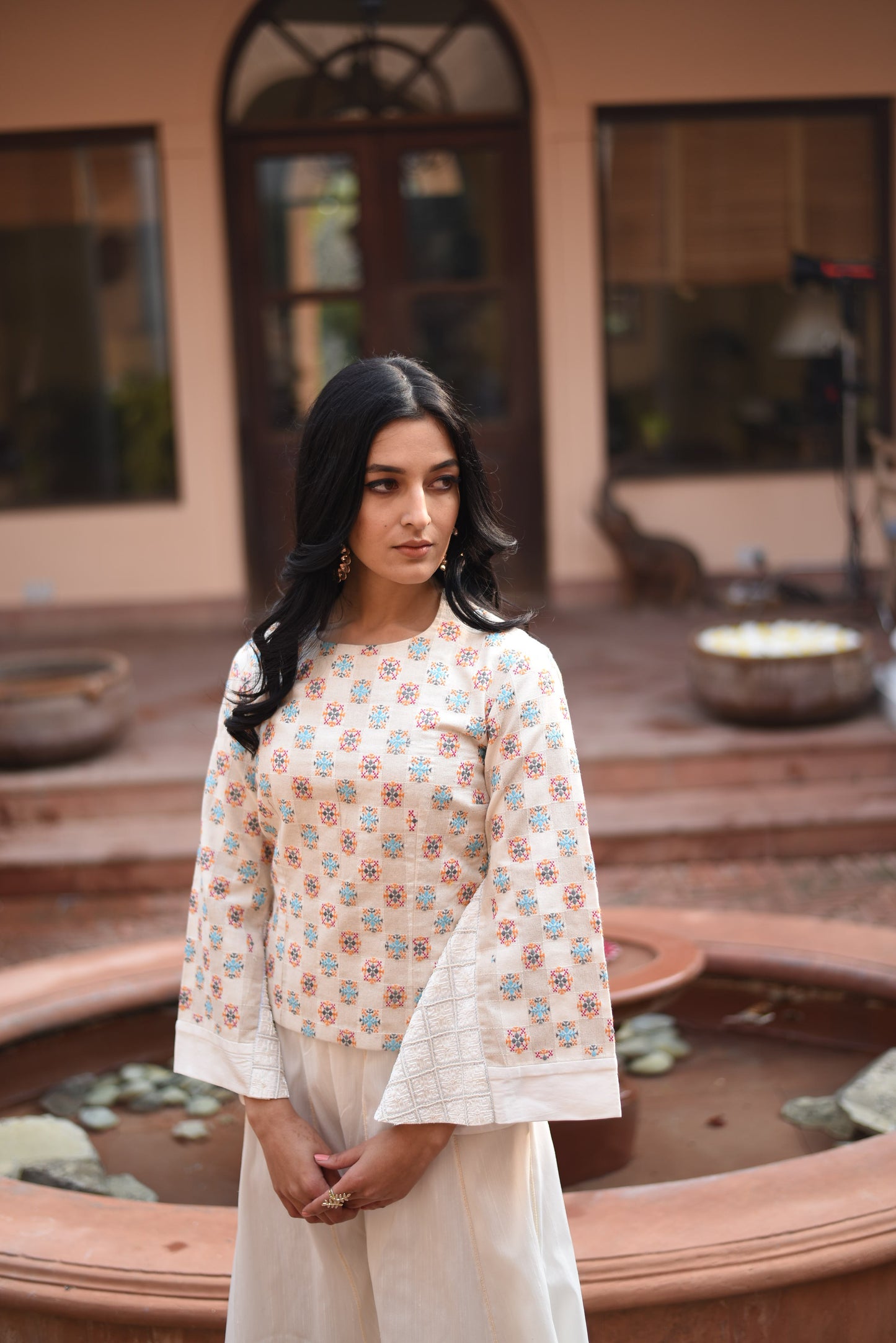 Suf ivory kalidaar set