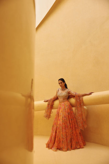 Meera lehenga set