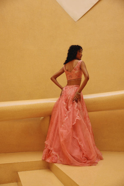Safa lehenga set