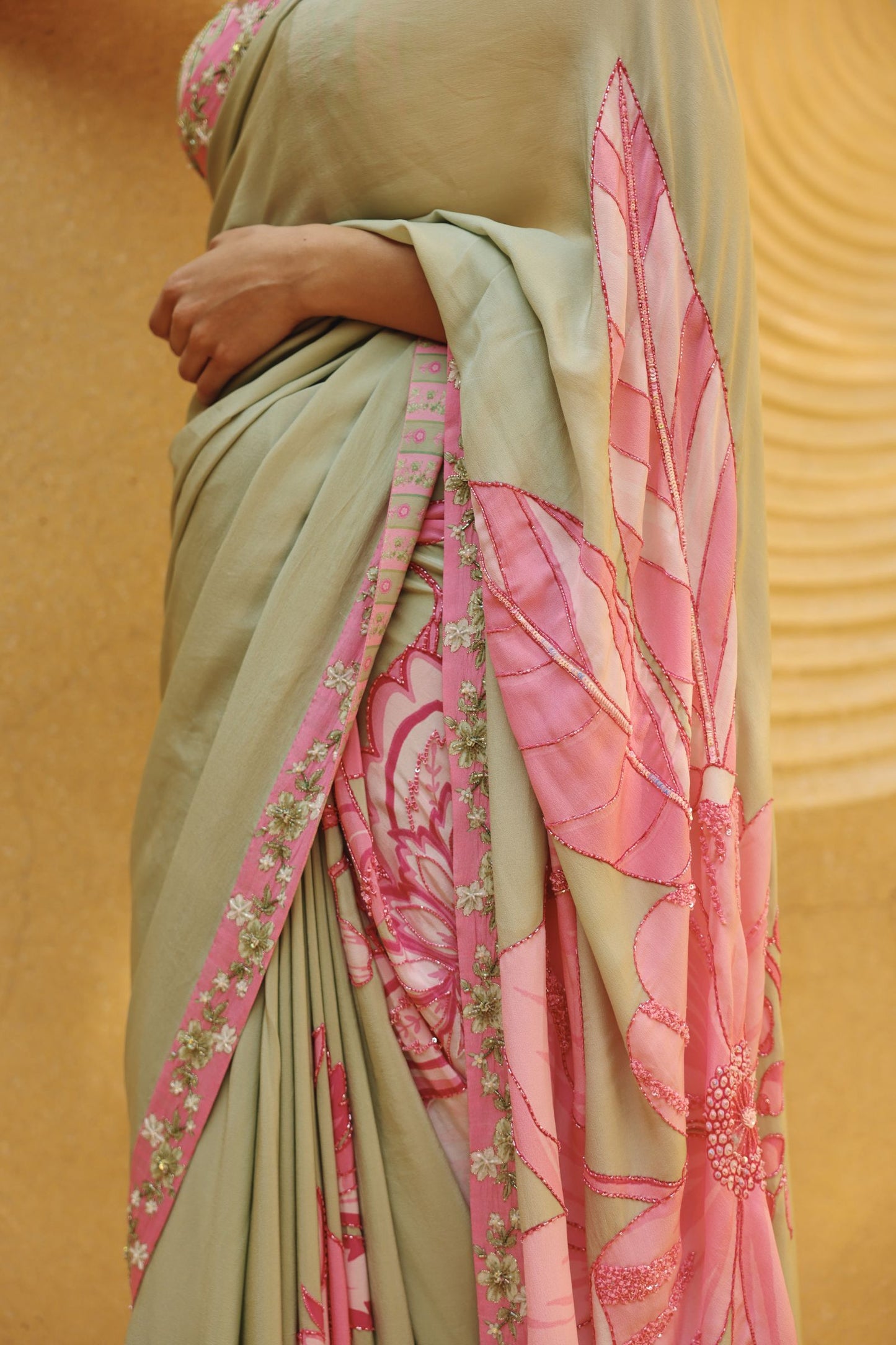 Isabella corset saree set