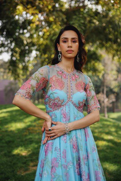 Rasha Anarkali set