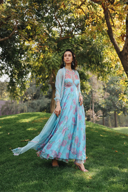 Rasha Anarkali set