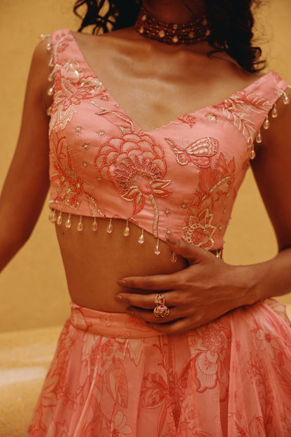 Safa lehenga set