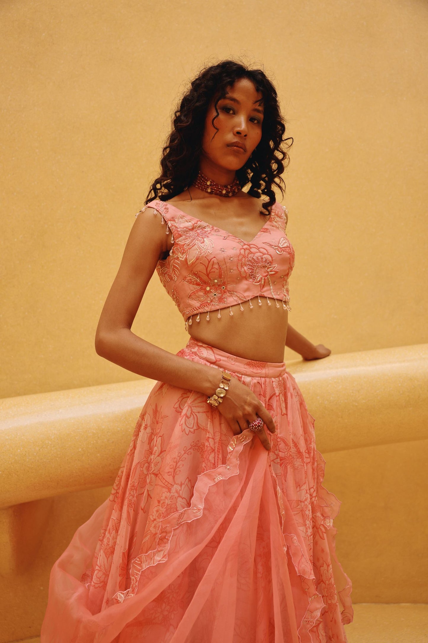 Safa lehenga set