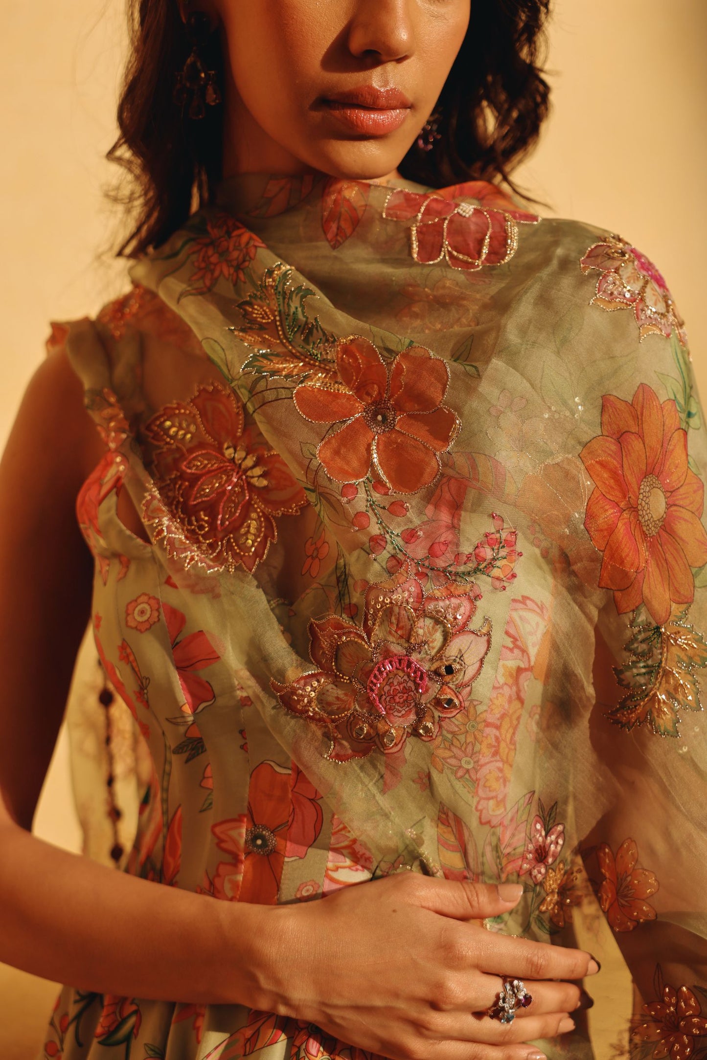 Nisa Anarkali set