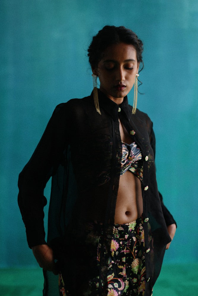 Black bageecha co-ord set