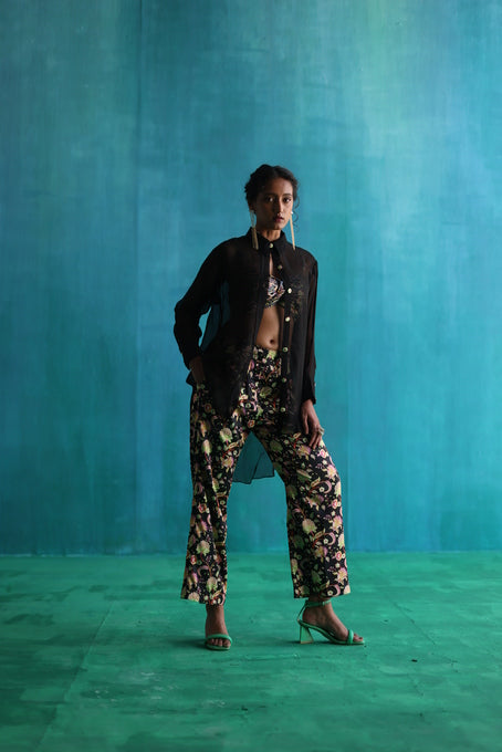Black bageecha co-ord set