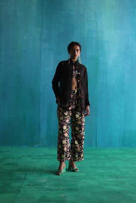 Black bageecha co-ord set